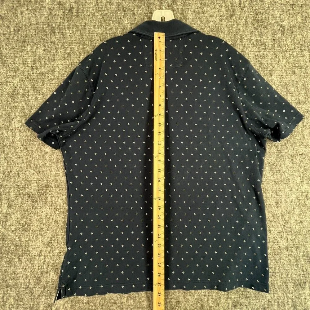 Banana Republic Shirt Mens Extra Large‎ Blue Dress Polo Cotton Business Casual